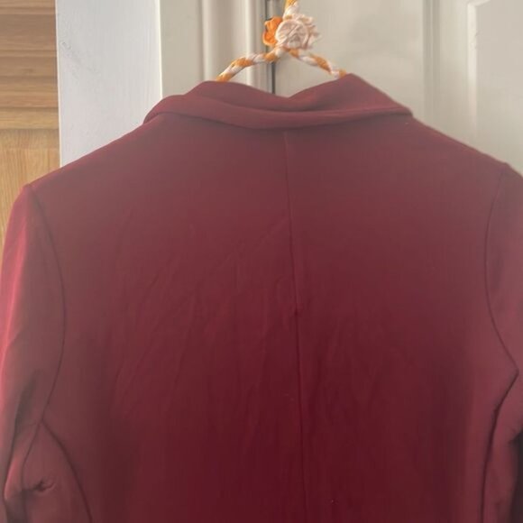 Majestic filatures blazer sz 6 plum 1 button - Picture 14 of 14